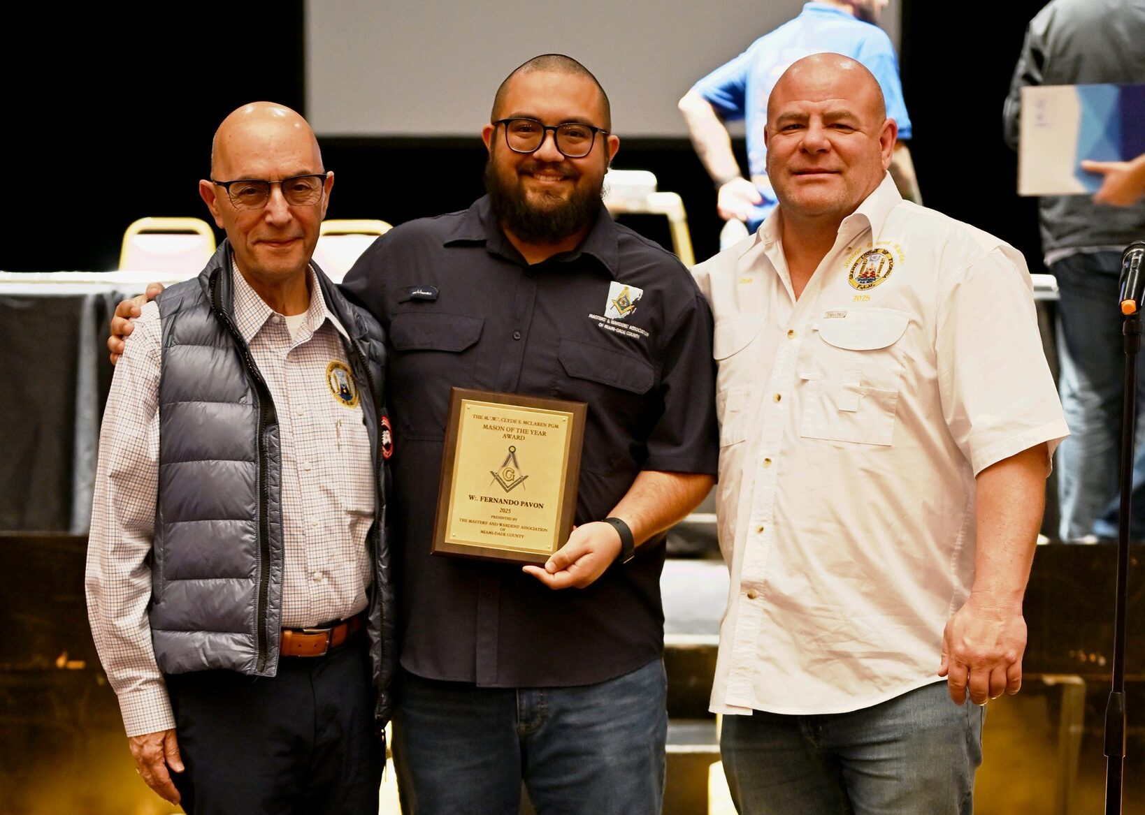 W∴ Fernando Pavon voted Mason of the Year | Venerable Fernando Pavón elegido Masón del Año
